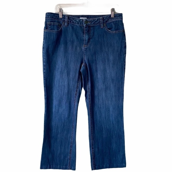 Liz Claiborne Stretch Jeans Straight Leg 10 - Picture 6 of 6